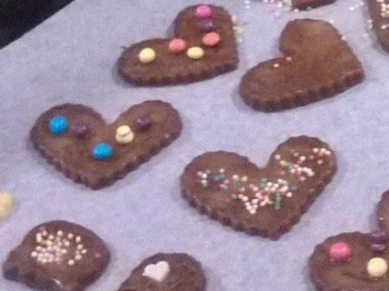 Biscotti con frolla al cacao
